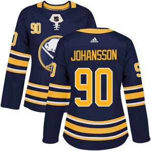 Marcus Johansson Women's Adidas Buffalo Sabres Authentic Navy Home Jersey
