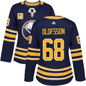 Victor Olofsson Women's Adidas Buffalo Sabres Authentic Navy Home Jersey