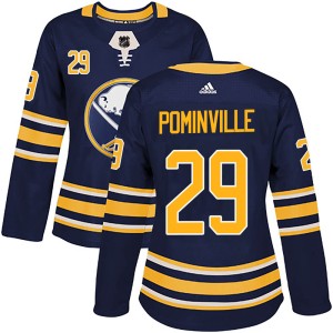Jason Pominville Women's Adidas Buffalo Sabres Authentic Navy Home Jersey
