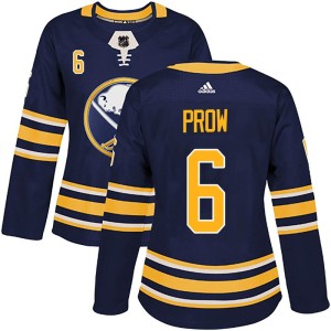 Ethan Prow Women's Adidas Buffalo Sabres Authentic Navy Home Jersey