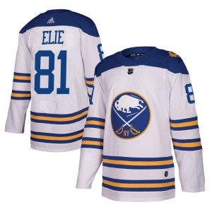 Remi Elie Youth Adidas Buffalo Sabres Authentic White 2018 Winter Classic Jersey