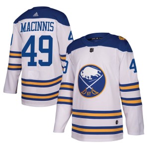 Ryan MacInnis Youth Adidas Buffalo Sabres Authentic White 2018 Winter Classic Jersey