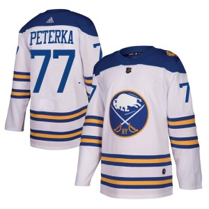 JJ Peterka Youth Adidas Buffalo Sabres Authentic White 2018 Winter Classic Jersey