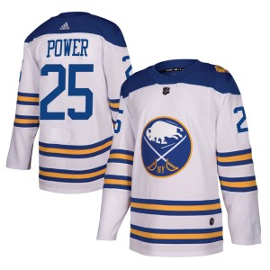 Owen Power Youth Adidas Buffalo Sabres Authentic White 2018 Winter Classic Jersey