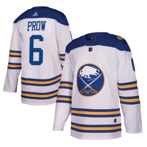 Ethan Prow Youth Adidas Buffalo Sabres Authentic White 2018 Winter Classic Jersey