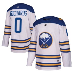 Justin Richards Youth Adidas Buffalo Sabres Authentic White 2018 Winter Classic Jersey