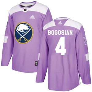Zach Bogosian Men's Adidas Buffalo Sabres Authentic Purple Fights Cancer Practice Jersey