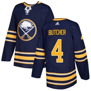 Will Butcher Men's Adidas Buffalo Sabres Authentic Navy Home Jersey