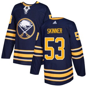 Jeff Skinner Men's Adidas Buffalo Sabres Authentic Navy Home Jersey