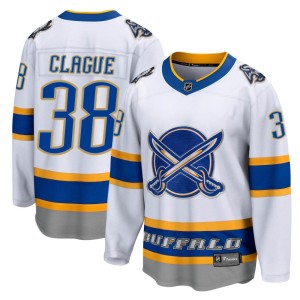 Kale Clague Youth Fanatics Branded Buffalo Sabres Breakaway White 2020/21 Special Edition Jersey