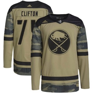 Connor Clifton Youth Adidas Buffalo Sabres Authentic Camo Military Appreciation Practice Jersey