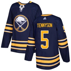 Matt Tennyson Youth Adidas Buffalo Sabres Authentic Navy Home Jersey