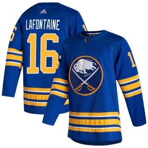 Pat Lafontaine Men's Adidas Buffalo Sabres Authentic Royal 2020/21 Home Jersey