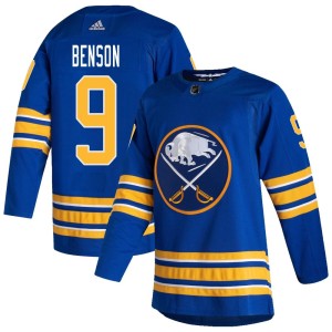 Zach Benson Youth Adidas Buffalo Sabres Authentic Royal 2020/21 Home Jersey