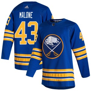 Sean Malone Youth Adidas Buffalo Sabres Authentic Royal 2020/21 Home Jersey