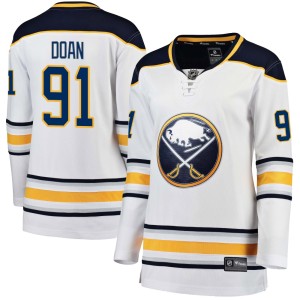 Josh Doan Women's Fanatics Branded Buffalo Sabres Breakaway White Away Jersey