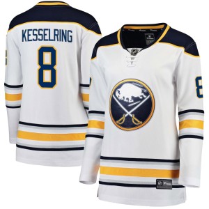 Michael Kesselring Women's Fanatics Branded Buffalo Sabres Breakaway White Away Jersey