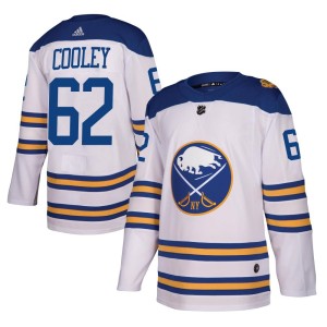 Devin Cooley Men's Adidas Buffalo Sabres Authentic White 2018 Winter Classic Jersey