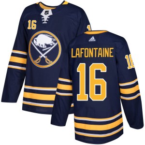 Pat Lafontaine Men's Adidas Buffalo Sabres Authentic Navy Jersey