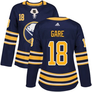 Danny Gare Women's Adidas Buffalo Sabres Authentic Navy Blue Home Jersey