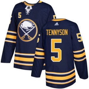 Matt Tennyson Youth Adidas Buffalo Sabres Authentic Navy Blue Home Jersey