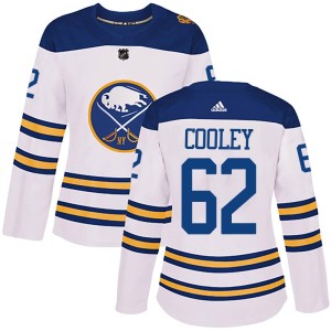 Devin Cooley Women's Adidas Buffalo Sabres Authentic White 2018 Winter Classic Jersey