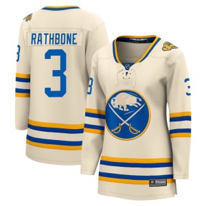 Jack Rathbone Women's Fanatics Branded Buffalo Sabres Breakaway Cream 2022 Heritage Classic Jersey