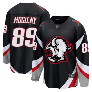 Alexander Mogilny Youth Fanatics Buffalo Sabres Breakaway Black Alternate Jersey