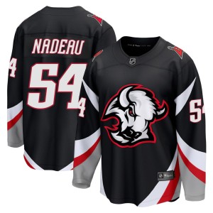 Olivier Nadeau Youth Fanatics Buffalo Sabres Breakaway Black Alternate Jersey