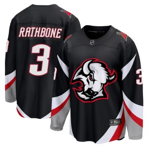 Jack Rathbone Youth Fanatics Buffalo Sabres Breakaway Black Alternate Jersey