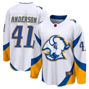 Craig Anderson Youth Fanatics Branded Buffalo Sabres Breakaway White Special Edition 2.0 Jersey