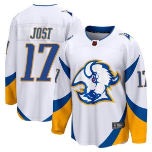 Tyson Jost Youth Fanatics Branded Buffalo Sabres Breakaway White Special Edition 2.0 Jersey