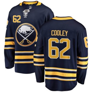 Devin Cooley Youth Fanatics Branded Buffalo Sabres Breakaway Navy Blue Home Jersey
