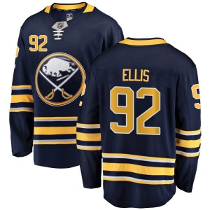 Colten Ellis Youth Fanatics Branded Buffalo Sabres Breakaway Navy Blue Home Jersey
