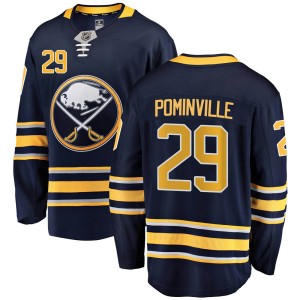 Jason Pominville Youth Fanatics Branded Buffalo Sabres Breakaway Navy Blue Home Jersey