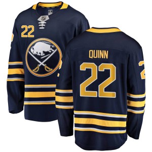 Jack Quinn Youth Fanatics Branded Buffalo Sabres Breakaway Navy Blue Home Jersey
