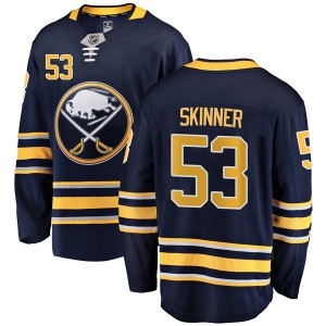 Jeff Skinner Youth Fanatics Branded Buffalo Sabres Breakaway Navy Blue Home Jersey