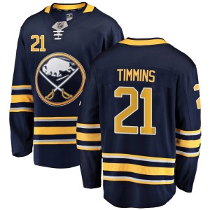 Conor Timmins Youth Fanatics Branded Buffalo Sabres Breakaway Navy Blue Home Jersey