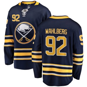 Anton Wahlberg Youth Fanatics Branded Buffalo Sabres Breakaway Navy Blue Home Jersey
