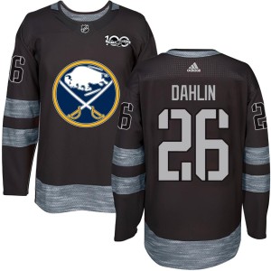 Rasmus Dahlin Men's Buffalo Sabres Authentic Black 1917-2017 100th Anniversary Jersey