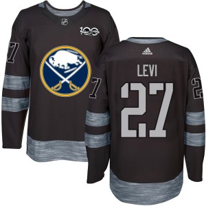 Devon Levi Men's Buffalo Sabres Authentic Black 1917-2017 100th Anniversary Jersey