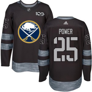 Owen Power Men's Buffalo Sabres Authentic Black 1917-2017 100th Anniversary Jersey