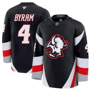 Bowen Byram Youth Fanatics Buffalo Sabres Premium Black Alternate Jersey