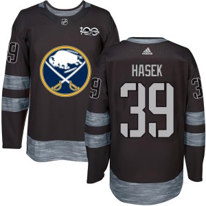 Dominik Hasek Youth Buffalo Sabres Authentic Black 1917-2017 100th Anniversary Jersey