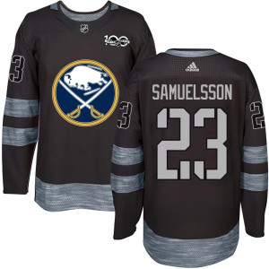 Mattias Samuelsson Youth Buffalo Sabres Authentic Black 1917-2017 100th Anniversary Jersey