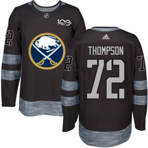 Tage Thompson Youth Buffalo Sabres Authentic Black 1917-2017 100th Anniversary Jersey