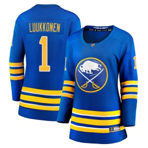 Ukko-Pekka Luukkonen Women's Fanatics Branded Buffalo Sabres Breakaway Royal 2020/21 Home Jersey