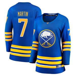 Rick Martin Women's Fanatics Branded Buffalo Sabres Breakaway Royal 2020/21 Home Jersey