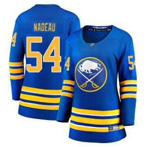Olivier Nadeau Women's Fanatics Branded Buffalo Sabres Breakaway Royal 2020/21 Home Jersey