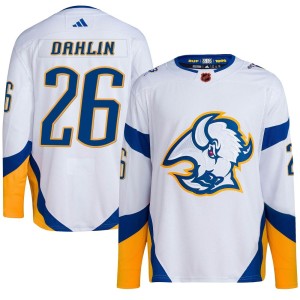 Rasmus Dahlin Youth Adidas Buffalo Sabres Authentic White Reverse Retro 2.0 Jersey